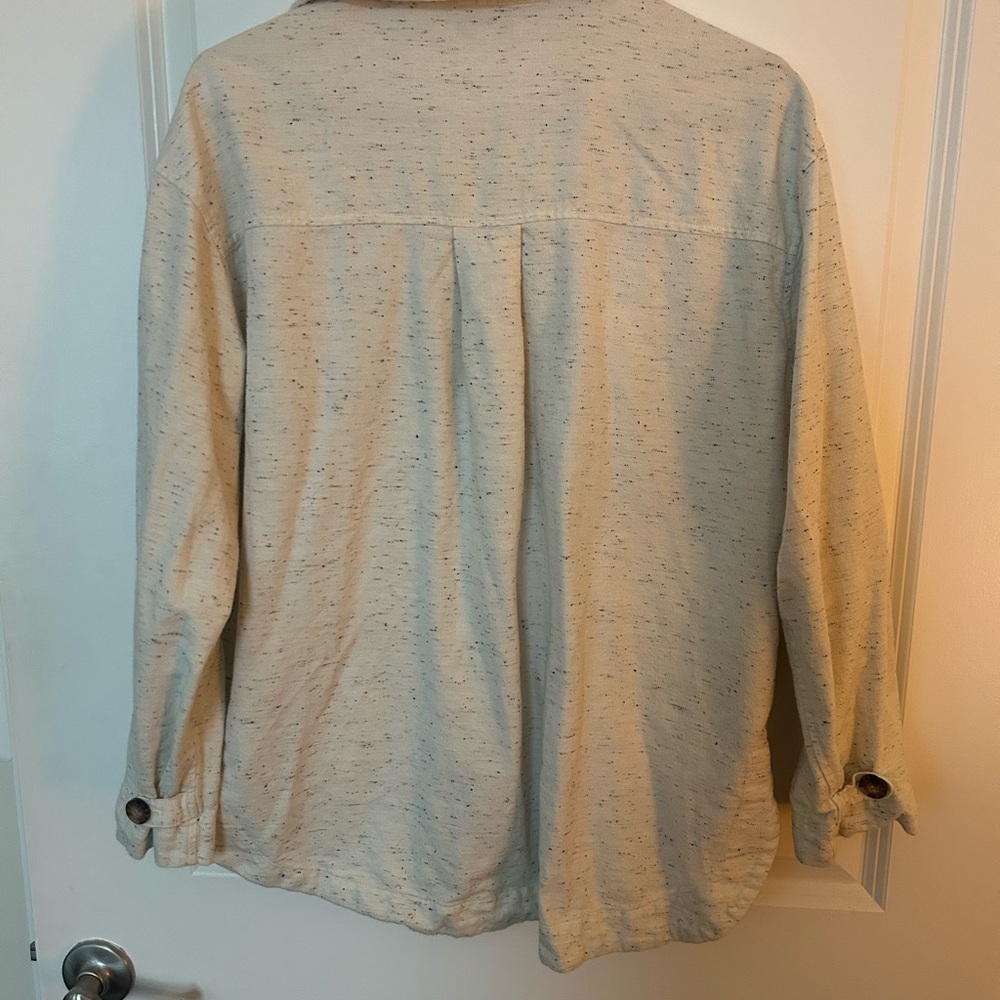Cream Button-Up Jacket - Picture 3 of 3
